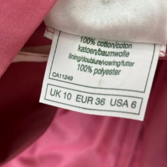 Vintage Laura Ashley Tea Length Dress Pink - Picture 9 of 10